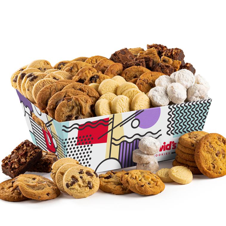 Signature Cookie Brownie Crate - Delicious Gourmet Assorted Cookies and Brownies